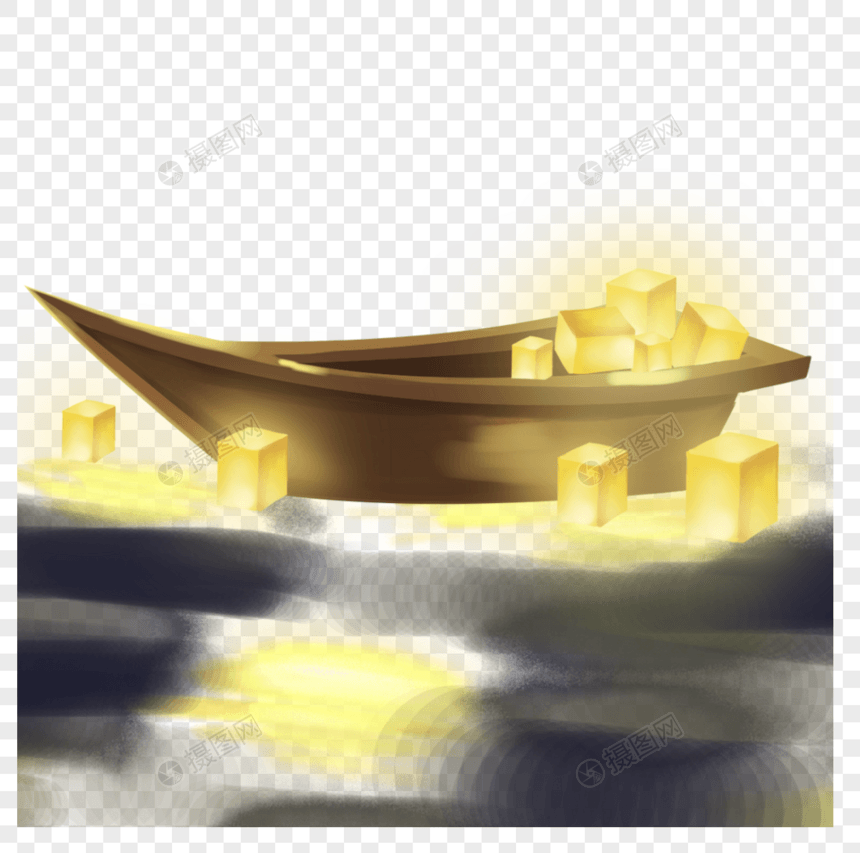金币船背景图片