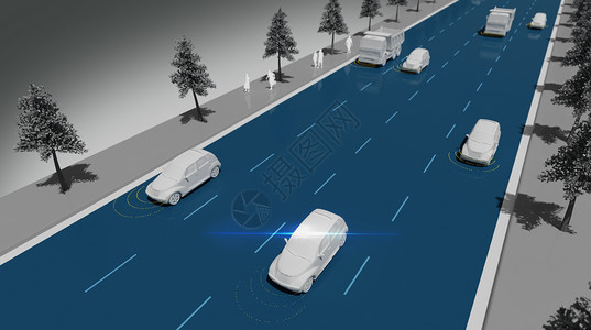 交通畅通汽车公路背景设计图片