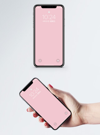 粉色系纯粉色手机壁纸模板