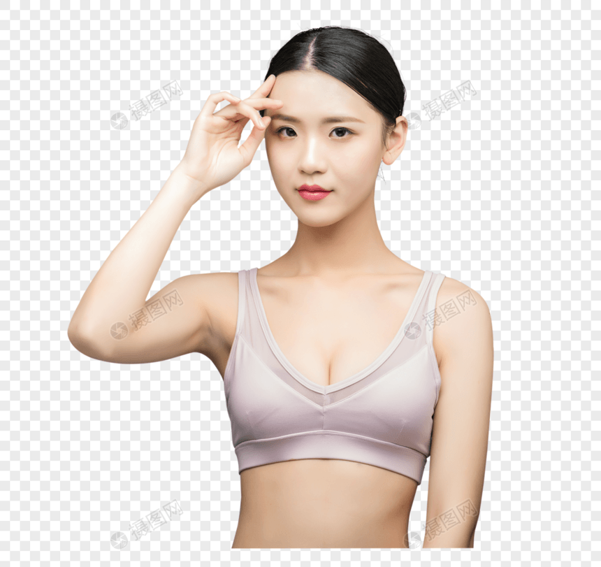 性感女性美容美体动作图片