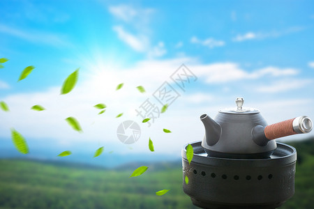 植物茶茶文化设计图片