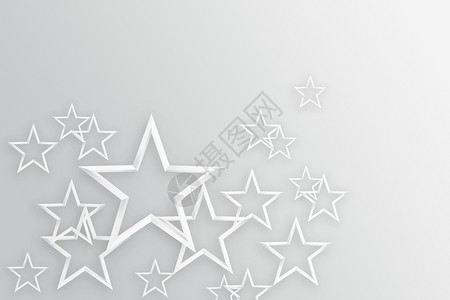 灰色简洁浅色几何星星背景设计图片