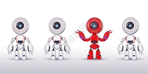 机器人背景图智能机器人设计图片