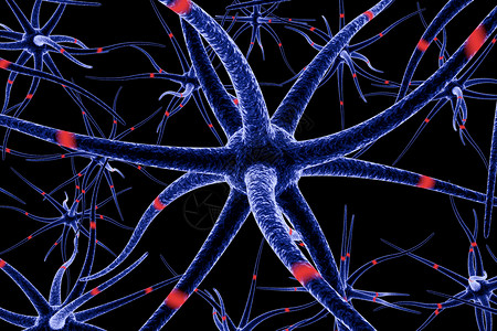 神经科学细胞背景图片