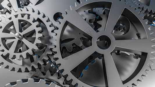 钢生产3D机械齿轮设计图片