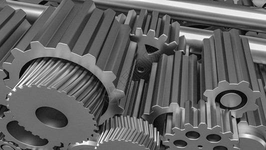 焊铁3D机械齿轮设计图片