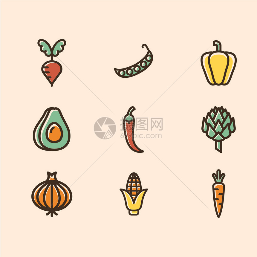 果蔬图标图片