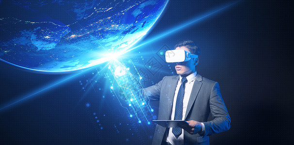 VR科技体验虚拟科技高清图片素材
