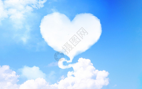北京情侣素材爱心白云设计图片