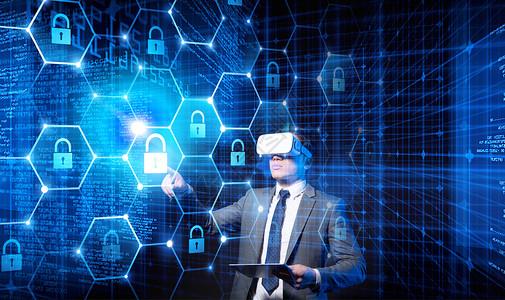 VR科技体验VR眼镜高清图片素材