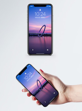 晚霞高清素材南京眼手机壁纸模板