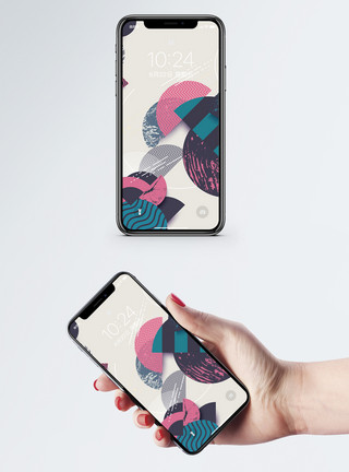 绘画美术海报创意色彩手机壁纸模板