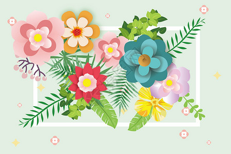 清新花卉素材背景图片