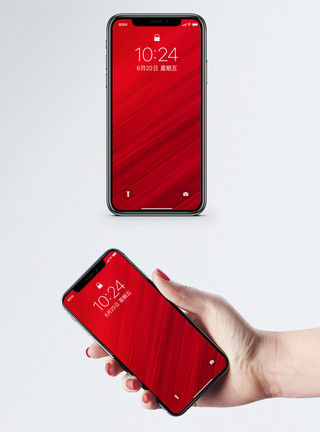 手机屏保红色条纹背景手机壁纸模板