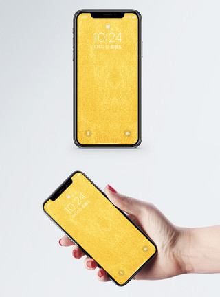 手机海报配图金黄色磨砂背景手机壁纸模板