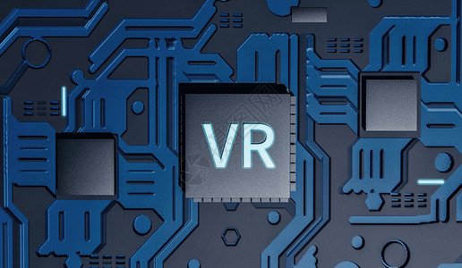 VR虚拟现实电路板高清图片素材