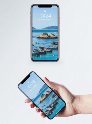 海岛高清素材海岛风景手机壁纸模板