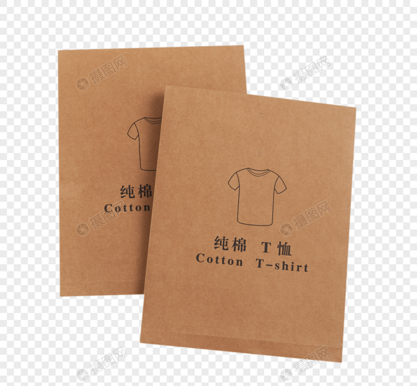 纯棉标记的购物袋图片