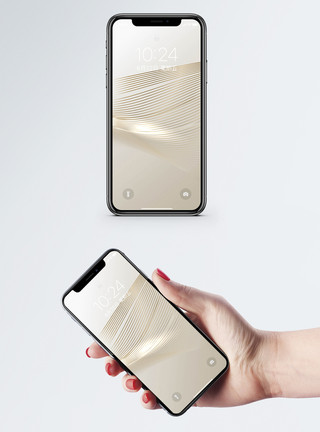 科技手机配图黑金线条背景手机壁纸模板