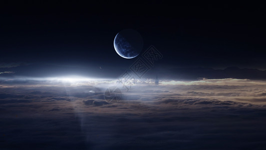 流浪地球云上的星球设计图片
