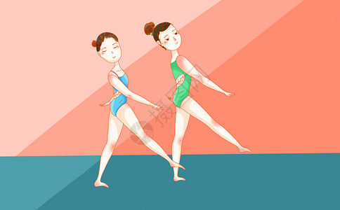 双人舞体育双人舞图片素材