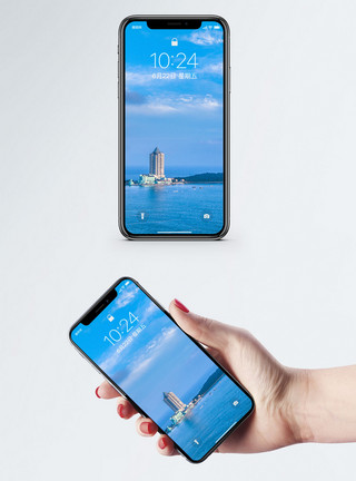 青岛大海青岛手机壁纸模板