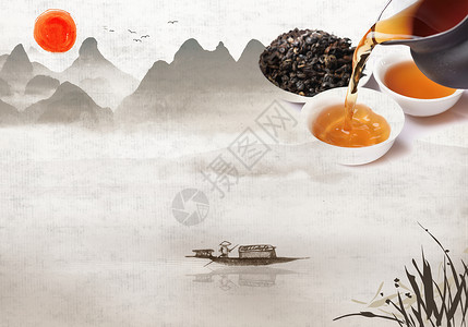 茶文化背景图片