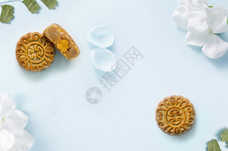 中秋月饼美食中秋月饼设计图片