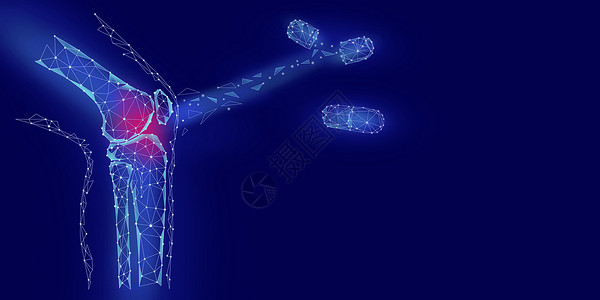 运动治疗腿部医疗科技设计图片