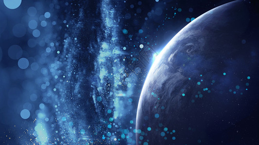 银河地球科幻宇宙星球设计图片