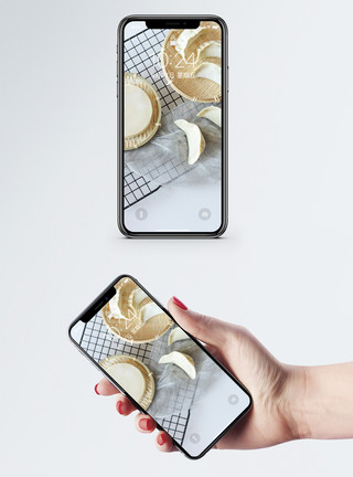 北方食物水饺手机壁纸模板