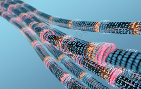 电缆剪创意科技光纤背景设计图片