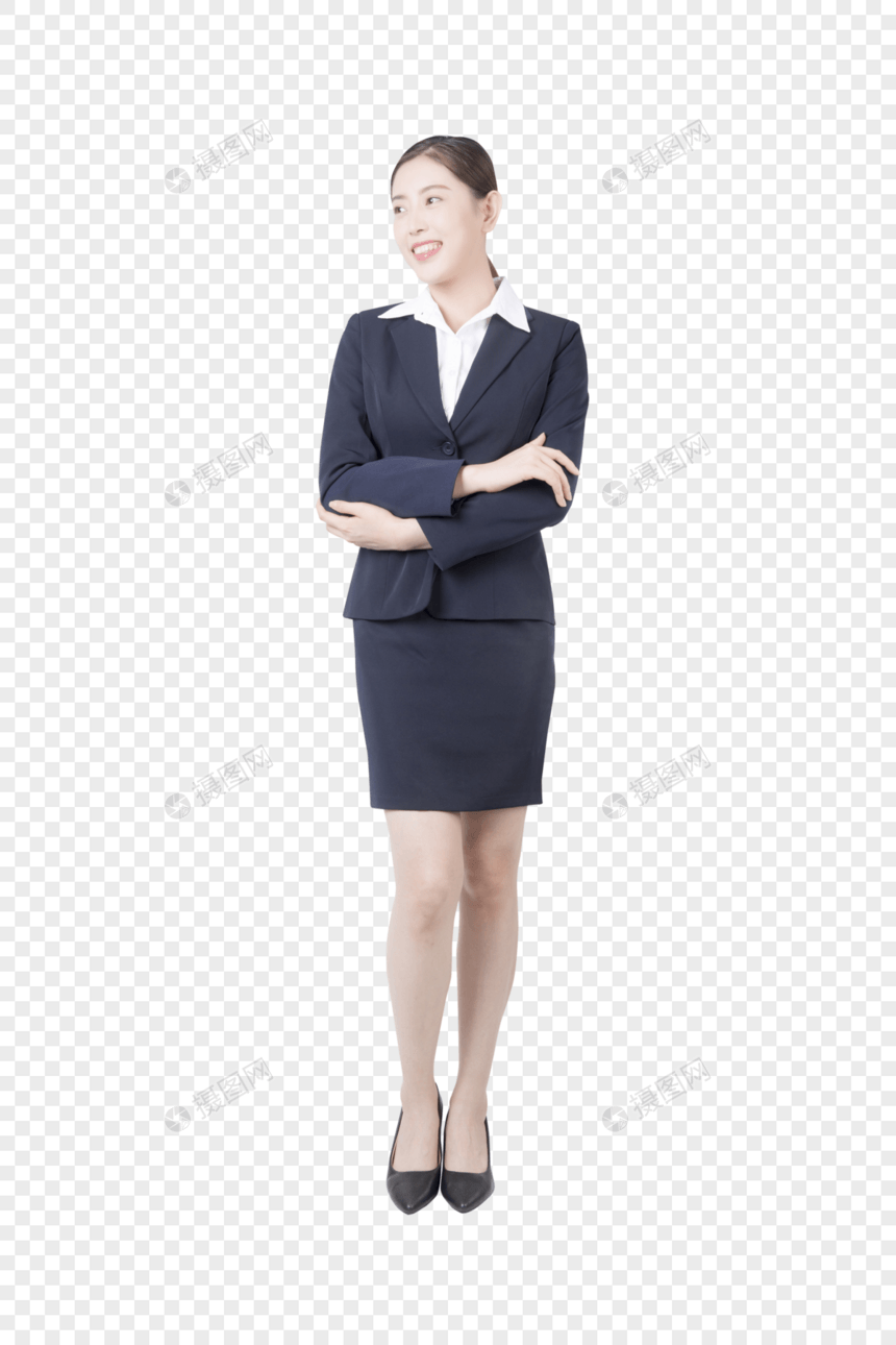 穿西服的职业女性图片