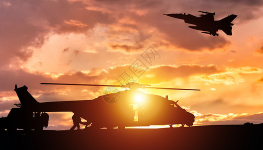 战斗机机场背景图片