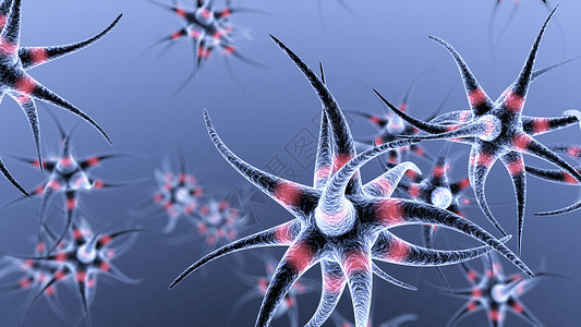 神经细胞神经传递高清图片