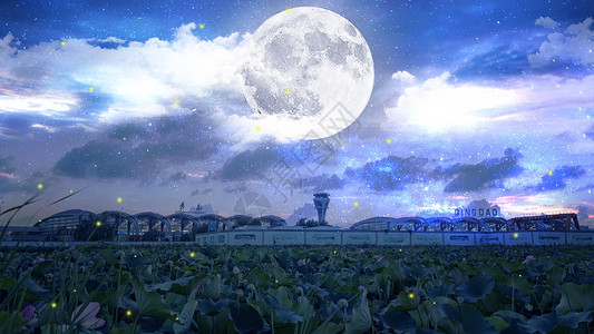 中秋月圆夜图片
