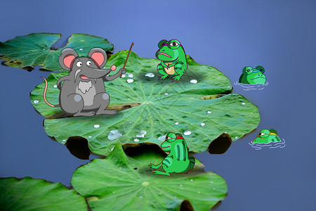 蛙神忍者神蛙插画