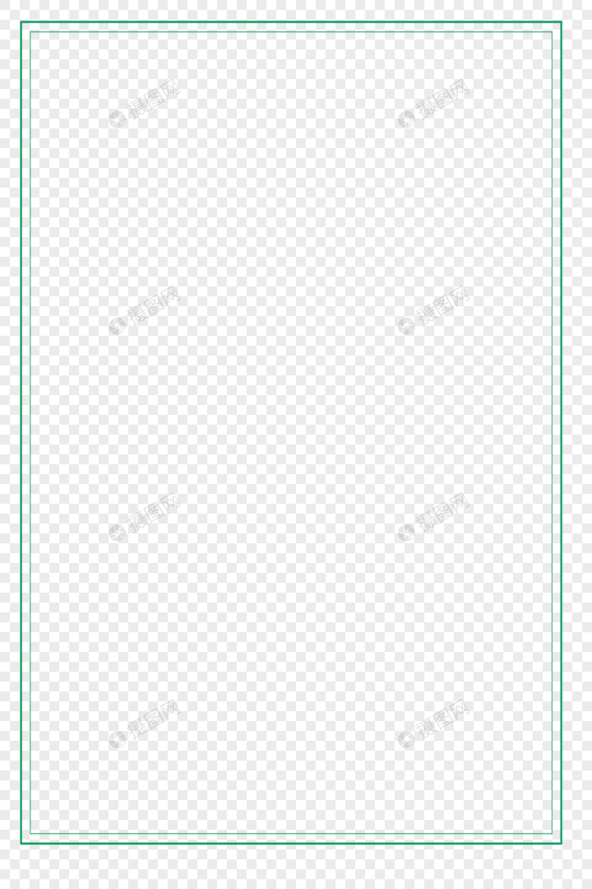 绿色边框图片