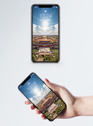 北京传统建筑紫禁城手机壁纸模板