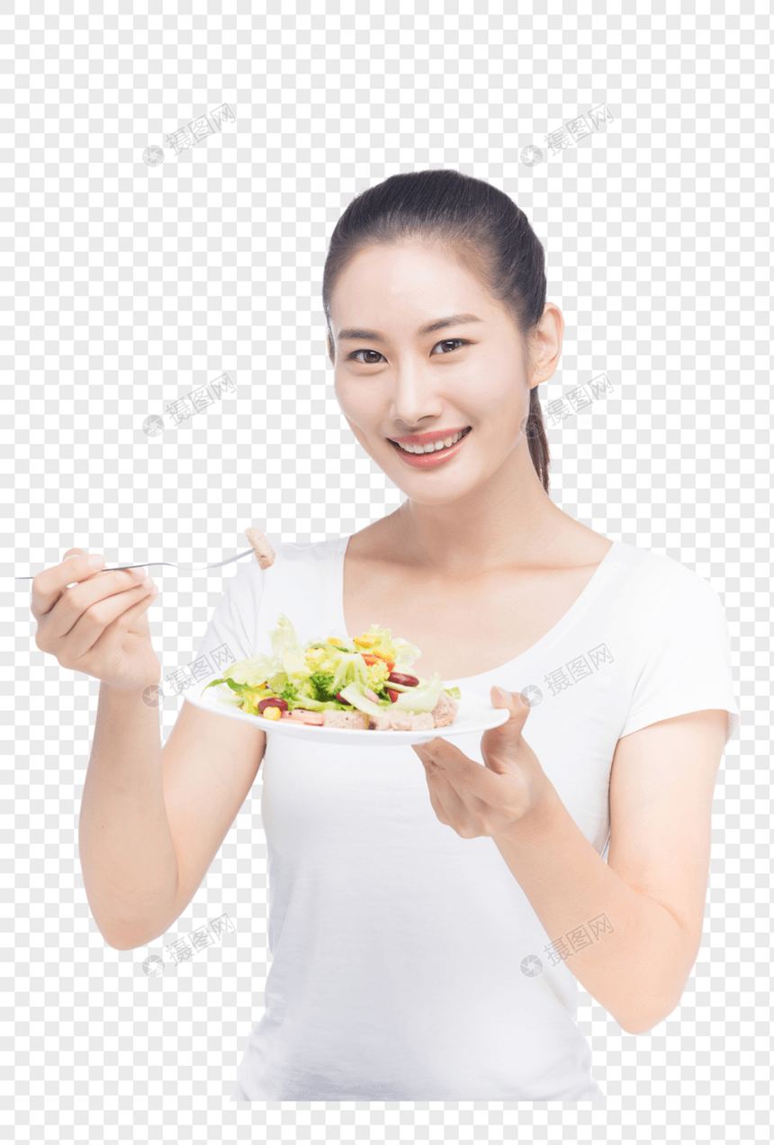 美女减肥健康饮食图片