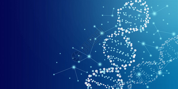 dna粒子基因DNA科技背景设计图片