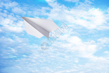 纸飞机奋斗高清图片素材