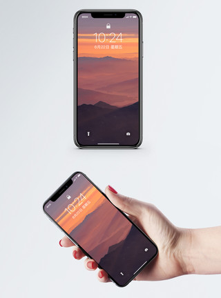 晚霞高清素材夕阳手机壁纸模板