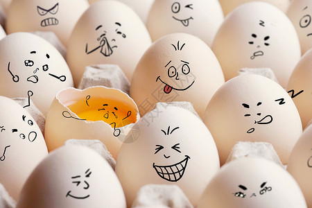 可爱小强表情包创意鸡蛋设计图片
