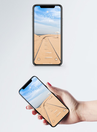沙漠户外沙漠风光手机壁纸模板