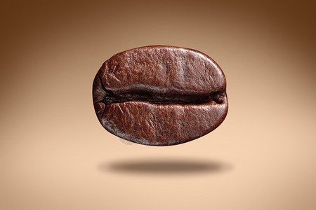 俯拍咖啡咖啡豆背景设计图片