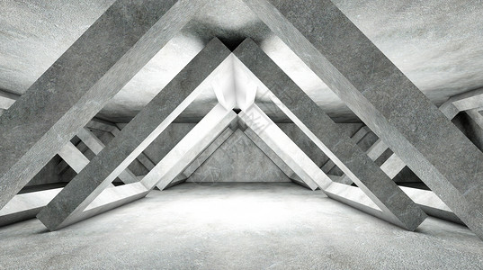 个性灰色调工业建筑空间设计图片