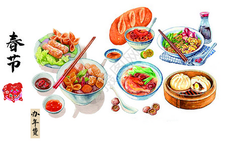 春节-办年货-春节美食图片
