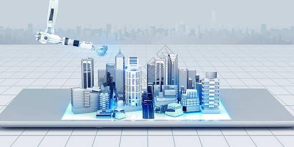 科技城市工程科技高清图片