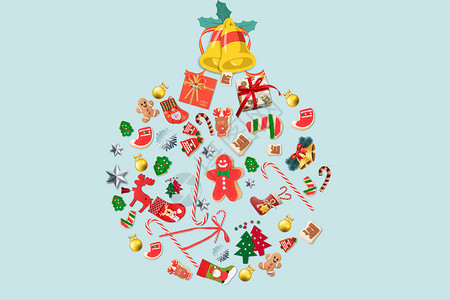 西方饼干圣诞节设计图片